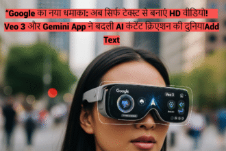 "Google Veo 3 अब Gemini App में उपलब्ध! सिर्फ टेक्स्ट से बनाएं HD वीडियो, जानें इसकी कीमत, फीचर्स और कैसे बदल रहा है कंटेंट क्रिएशन का भविष्य।"